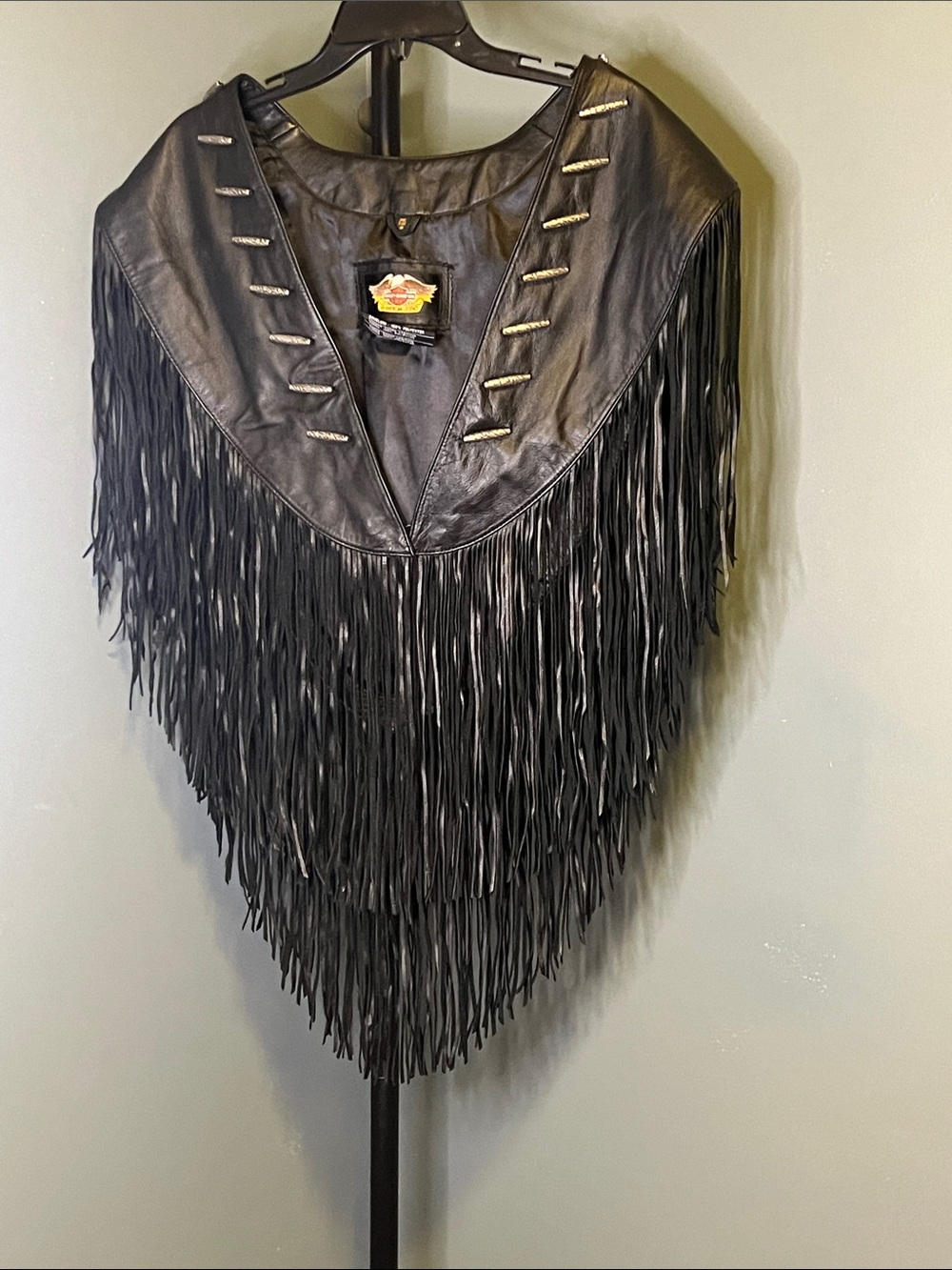 Harley-Davidson Black Jacket shawl/cape